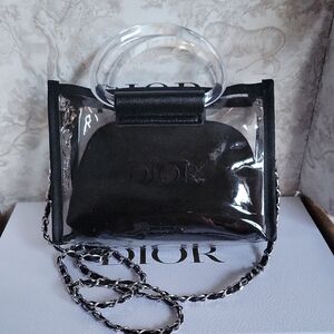 Dior Black and Clear POUCH